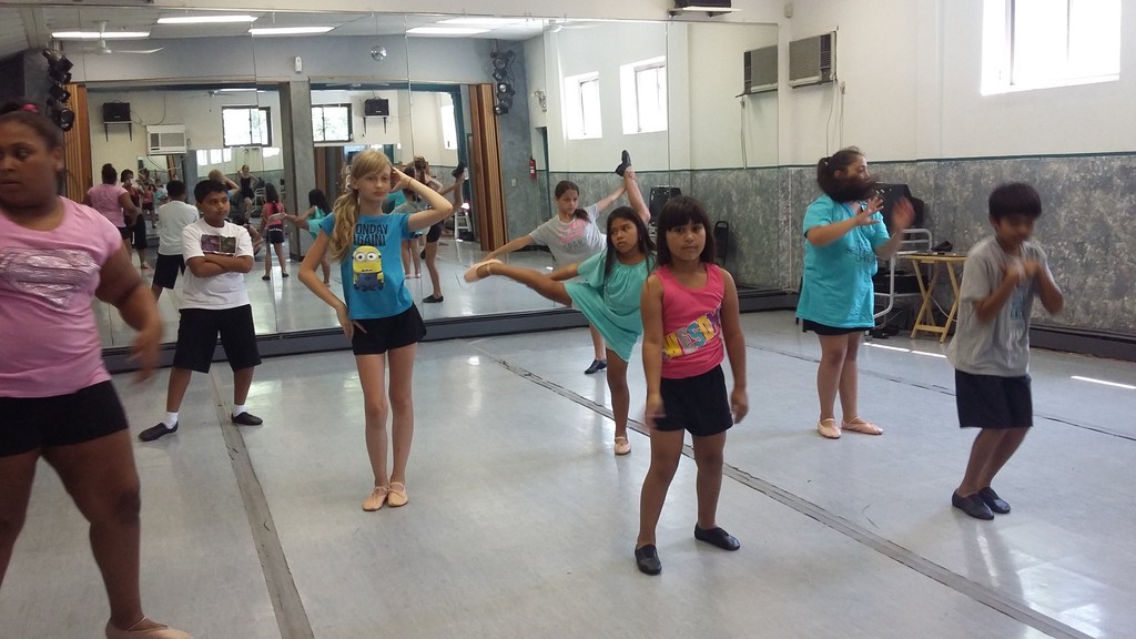 Children pictured taking Dance lessons