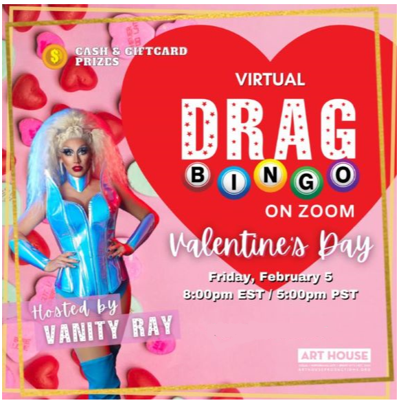 Valentines Day Drag Bingo Flyer