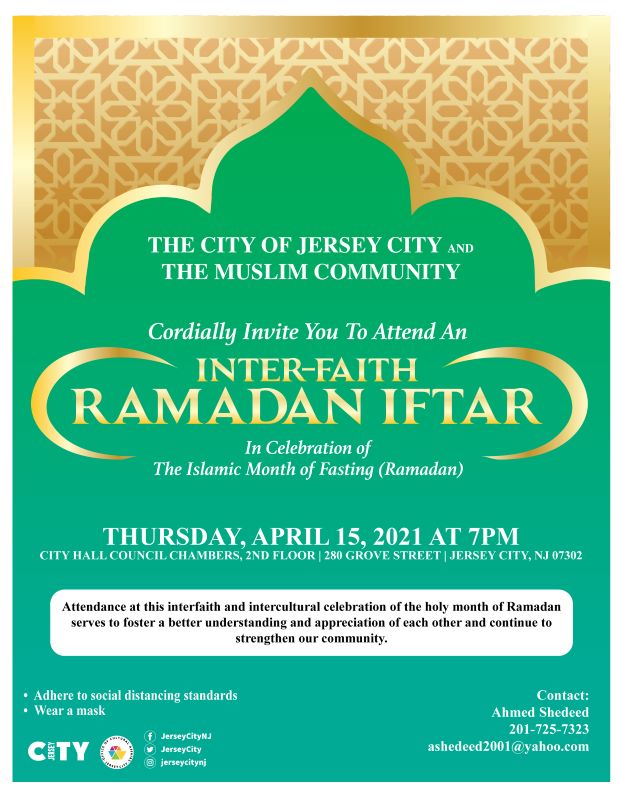 Inter-faith Ramadan Iftar flyer