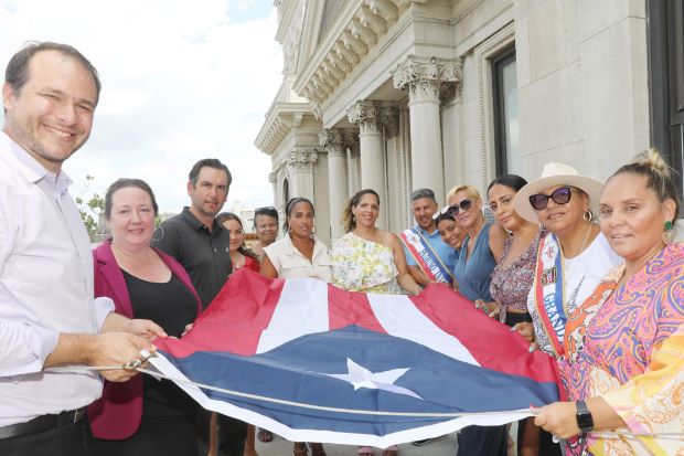 GROUP PICTURE FROM PUERTO RICAN FLAG RAISING 