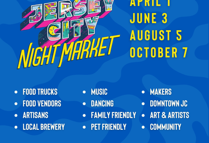 THE JERSEY CITY NIGHT MARKET OCTOBER 7TH FROM 3PM TO 9PM AT THE CITY HALL LOT ON MARIN AND MONTGOMERY AVE.