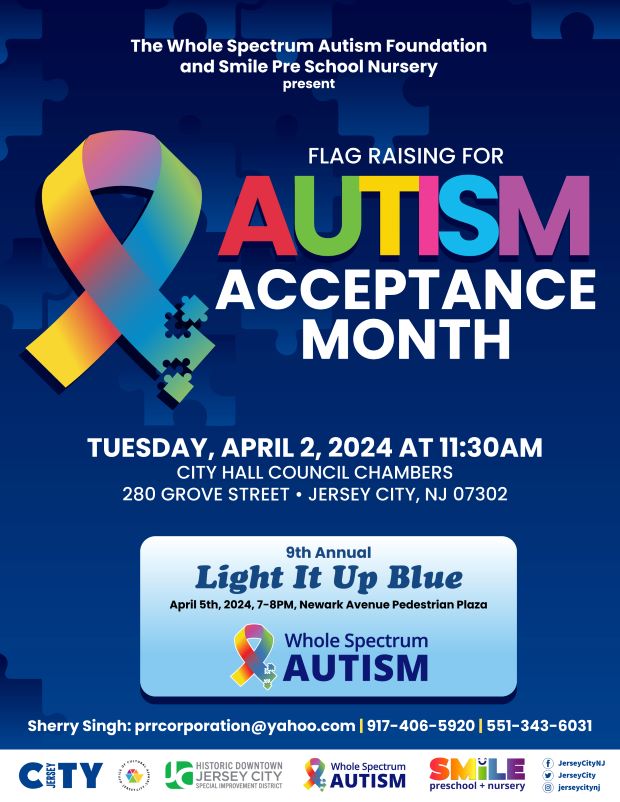 AUTISM ACCEPTANCE MONTH TUESDAY, APRIL 2 AT 11:30 AM IN CITY HALL COUNCIL CHAMBERS